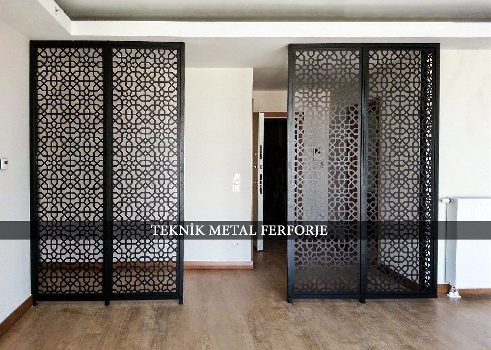 LAZER KESİM DAİRE KAPI GİRİŞİ DEKORATİF PARAVANLAR